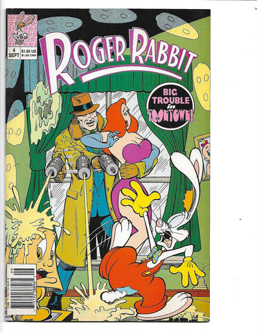 Roger Rabbit #4  Walt Disney Comics 1990 Big Trouble In Toontown.