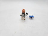 LEGO Star Wars Clone Heavy Trooper with Blue Visor and Double Blaster.