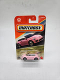 2025 Matchbox 2019 Volkswagen Beetle Convertible Pink 118/125 Brand New Diecast.
