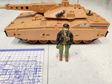 Gi Joe ARAH Mauler Tank 1985 Vintage Near Complete with Heavy Metal.