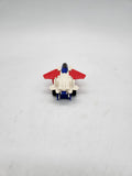 TOMY JAPAN R-6 robot jet plane pull back friction toy Transformer.