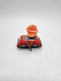 Yone Japan tin lithograph wind-up Fire Chief toy,1950s.