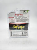 Yellow 2022 Chevrolet Corvette C8 Barrett Jackson Greenlight Die-cast 1:64.