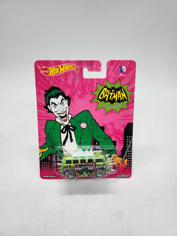Hot Wheels Pop Culture Batman Joker Volkswagen Custom Deluxe Wagon Real Riders.