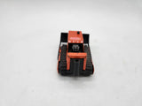 Vintage 1970s TONKA MINI BULLDOZER Construction Vehicle Orange Pressed Steel.