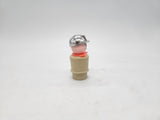 Vintage Fisher Price Little People CONSTRUCTION MAN WORKER w/ SILVER HAT.
