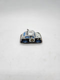 Yonezawa VW Volkswagon Beetle Police Wind Up Works Vintage Tin Litho Japan.