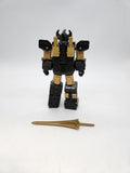 Mighty Morphin Power Rangers Dino Megazord 7" Action Figure Black & Gold.