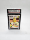 1994 Skybox Simpson II Willy The Dupe Dipkin Promo Card #B1 KSA 9 MINT.