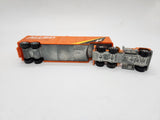 Hot Wheels Steering Rigs Allied Trailer Peterbilt Orange Cab.