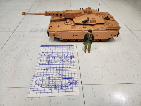 Gi Joe ARAH Mauler Tank 1985 Vintage Near Complete with Heavy Metal.