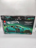 Mattel Brick Shop Hot Wheels Elite Series Building Set, ’24 Aston Martin Vantage GT3 793 Pieces.