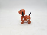 Fisher-Price Little People Brown Dog Vintage Loose Action Figure.