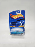 2002 hot wheels pontiac bonneville 1965 blue collecter #013