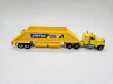 Hot Wheels GMC Truck Steering Rig United Feed & Grain keeper yellow.