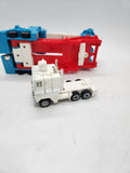 Vintage Transformers G1 Ultra Magnus White Optimus Prime Semi Truck Trailer 1984.
