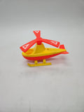 Vintage 1972 Fisher-Price Play Family Airport Helicopter – Little People.