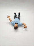 WWF LJN Superstars 1987 Blue Shirt Referee Wrestling Action Figure Vintage.