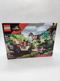LEGO 76972 Jurassic World: Raptor Off-Road Escape 285 Pieces.