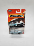 2025 Matchbox #67 1968 Ford Mustang Fastback Brittany Blue Poly Diecast Car.