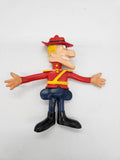 Vintage Dudley Do-Right Bendable Bendy Figure 1972 Wham-O 5".