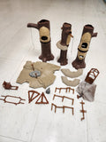1983 Star Wars Ewok Village Toy Vtg Kenner Playset W/Accessories Near Complete.