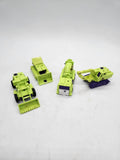 1985 TRANSFORMERS G1 Combiners Decepticon CONSTRUCTICONS Devastator Lot.