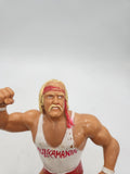 WWF LJN Hulk Hogan White Shirt Wrestling Superstars Action Figure 1988.