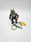 1990 TMNT Sewer Samurai Leo Leonardo Action Figure Ninja Turtles.