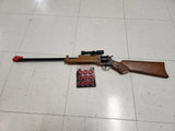 Vintage Cap Rifle with scope & caps.