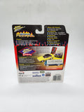 Johnny Lightning Black With Flames 1968 Chevy Corvette Convertible, 1:64.