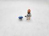 LEGO Star Wars Clone Heavy Trooper with Blue Visor and Double Blaster.
