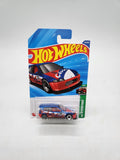 Hot Wheels Case K 2025 - Honda Civic Custom Blue and Red Long Card.