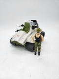 Sgt. Slaughter Figure & Triple T Tank 1986 Vintage GI Joe ARAH Hasbro CANADA F3.
