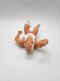 Vintage WWF LJN Superstars 1988 White Shirt Hulk Hogan Wrestling Action Figure.