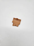 Vtg GI Joe Tomahawk LEFT REAR ENGINE COVER hatch panel 1986 vehicle brown part