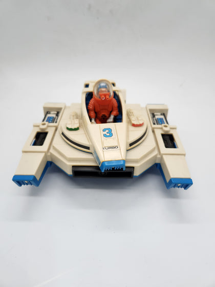 Vintage Fisher Price Astronaut Figure Orange Suit & Ship FP-368 1982.