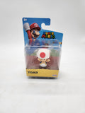World of Nintendo Super Mario Wave 28 Toad 2.5-Inch Mini Figure [Red].