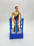 WWE Andre the Giant with Ring Cart Wrestlemania 3 Basic Mattel Action Figure.