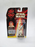 Star Wars Obi Wan Kenobi Jedi Duel Action Figure Episode 1 With Comm Tech Chip.