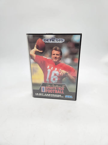 Joe Montana Football Sega Mega Drive Game 16 Bit Cart CIB.