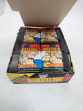 VINTAGE 1987 Topps WWF WrestleMania 3 Trading Card Box 36 Wax Packs NON X Out.