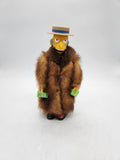 Vintage The Simpsons Mr. Burns Mo' Money Figure Sings Talks Mink Coat Gemmy 2003.