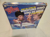 1985 LJN WWF Sling Em Fling Wrestling Ring w/ Box - No Instructions.