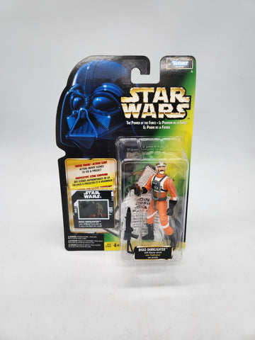 Star Wars Power Of The Force Biggs Darklighter Freeze Frame Action Figure.