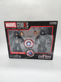 Marvel Studios The First Ten Years - Captain America And Crossbones 6" Figures.