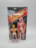 Hulk Hogan Thunderlips APPLEWORKS 1985 Rocky Action Figure w/Card WWF WWE.