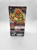 WWE x Street Fighter Ultimate Warrior As Blanka Action Figure Arcade Box.