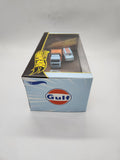 Hot Wheels, Premium Collector, Diorama Gulf Set Supervan, Mclaren, Ford Gt–40.