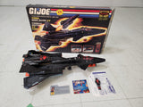 Vintage GI Joe Cobra Night Raven w/ Strato Viper S3P Hasbro 1986 100% Complete.